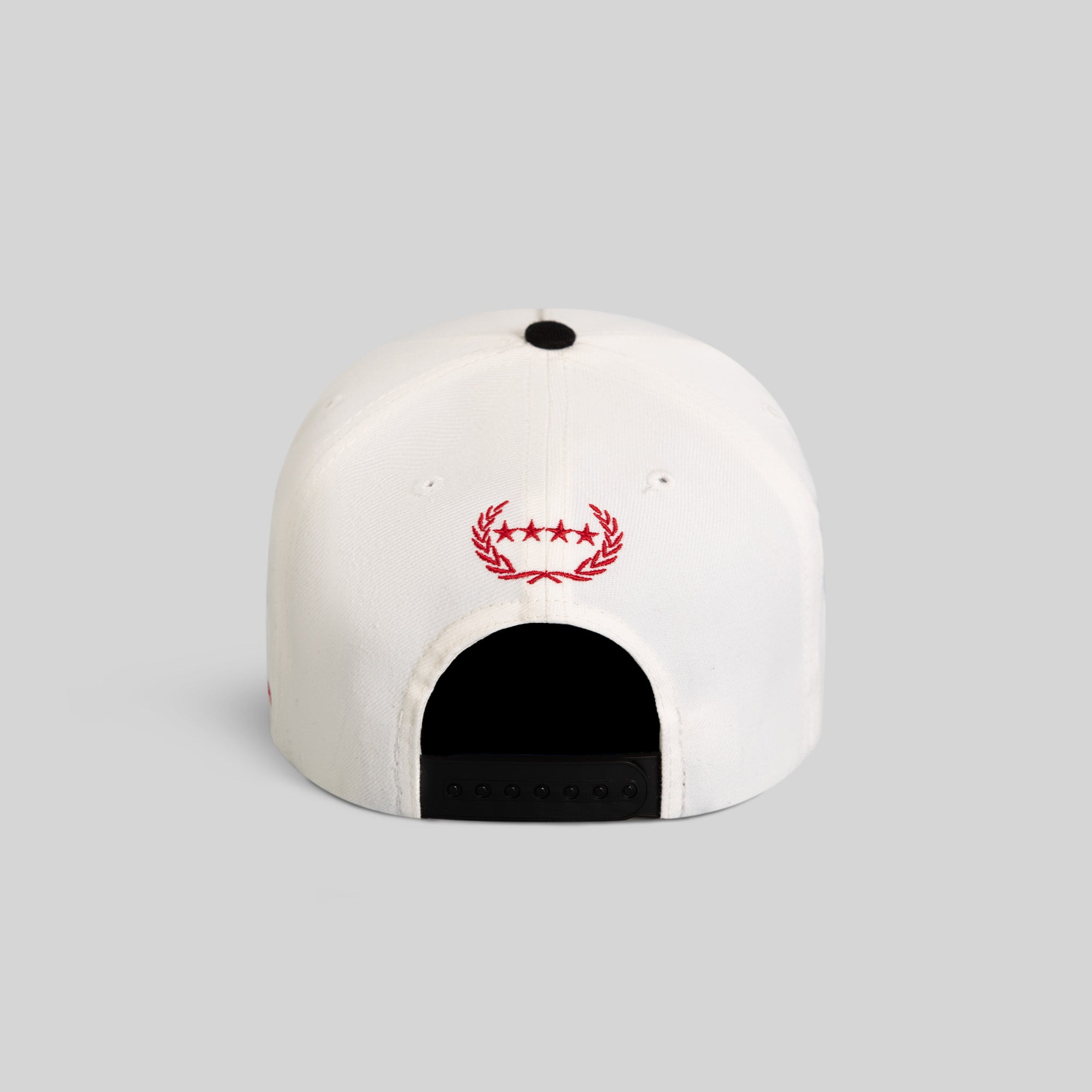 FROM HELL WITH LOVE OFF WHITE BLACK WOOL TRUCKER
