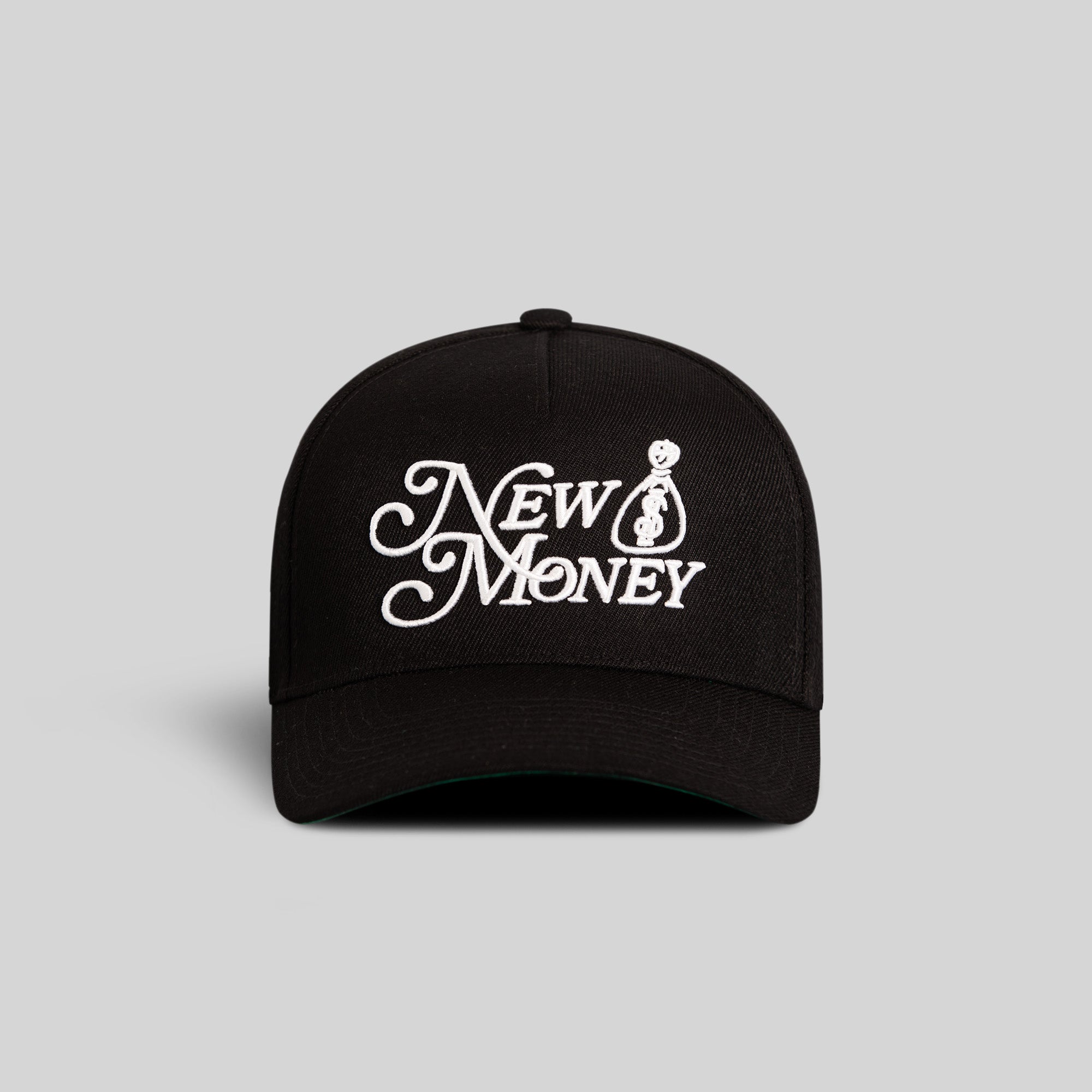 NEW MONEY BLACK WOOL TRUCKER