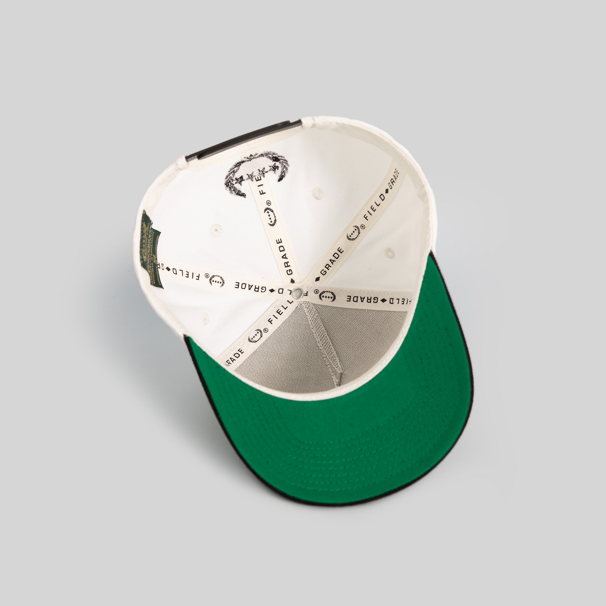 NEW MONEY OFF WHITE BLACK WOOL TRUCKER