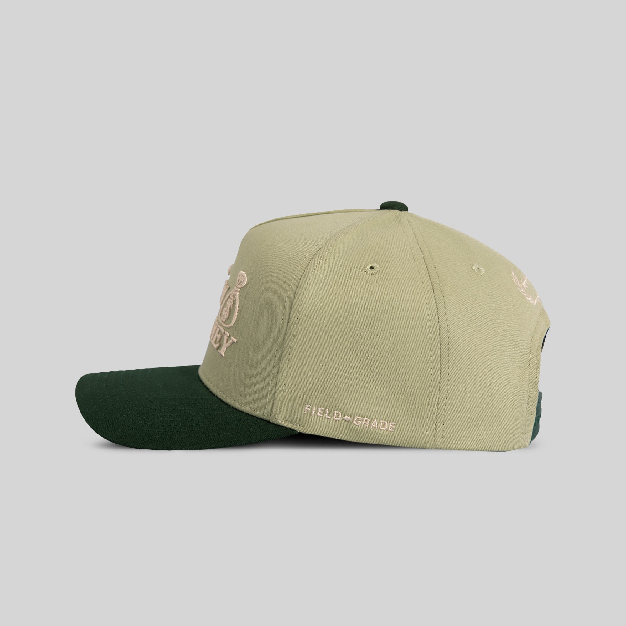 NEW MONEY SAGE FG GREEN TWILL TRUCKER