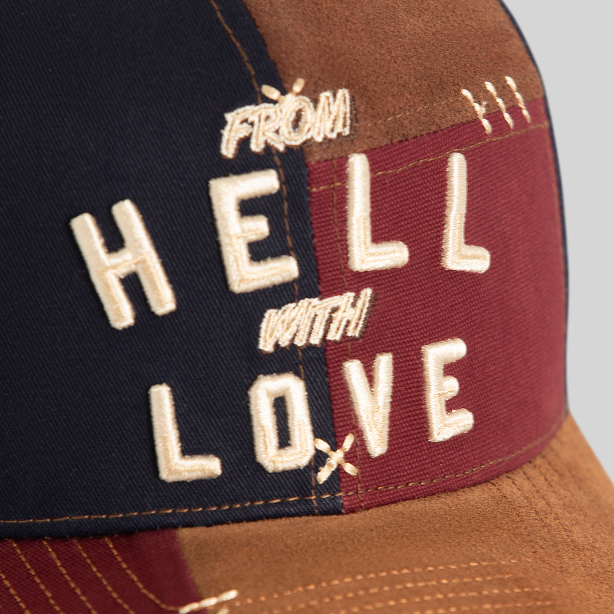 FROM HELL WITH LOVE VOODOO TWILL SUEDE CANVAS TRUCKER