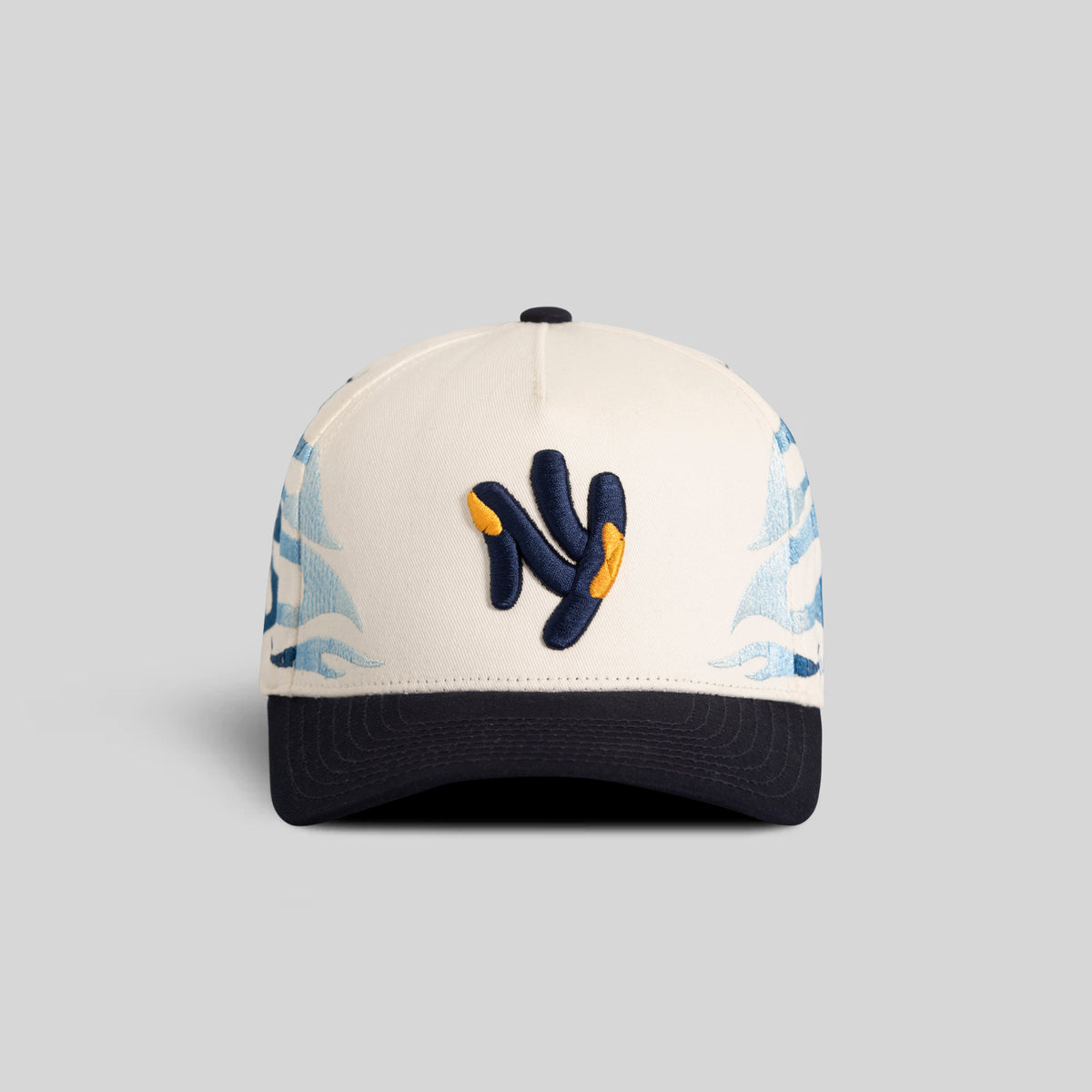 FIELD GRADE X KURVE STUDIO NY IS HEALING TRIBAL FLAME TWILL TRUCKER