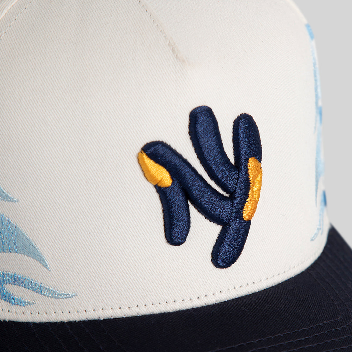 FIELD GRADE X KURVE STUDIO NY IS HEALING TRIBAL FLAME TWILL TRUCKER