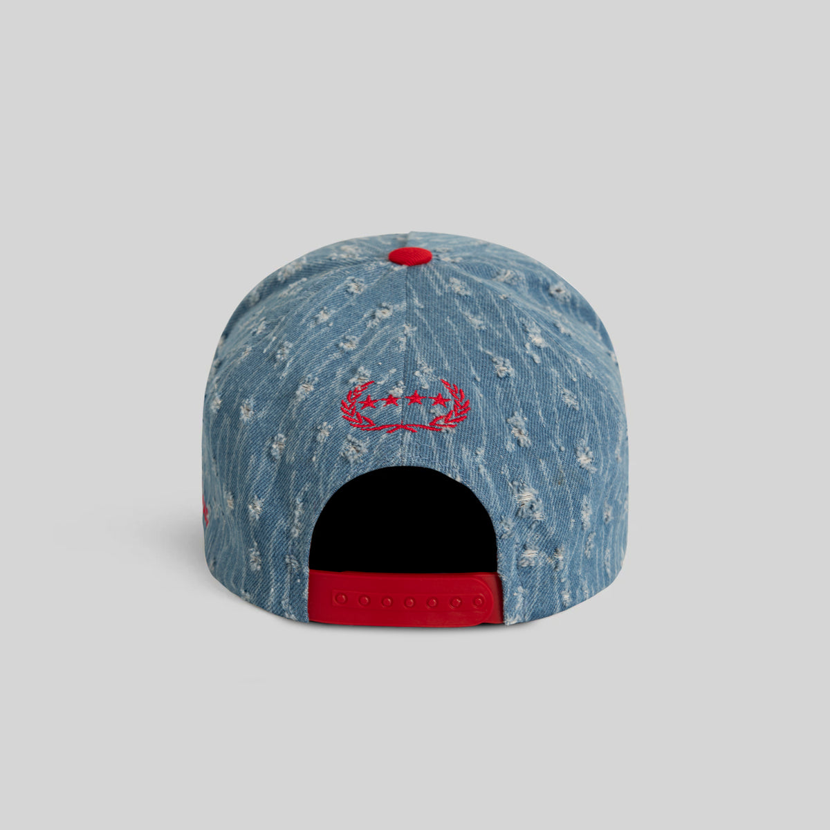 DOWN & OUT NEEDLE PUNCH DENIM WOOL TRUCKER