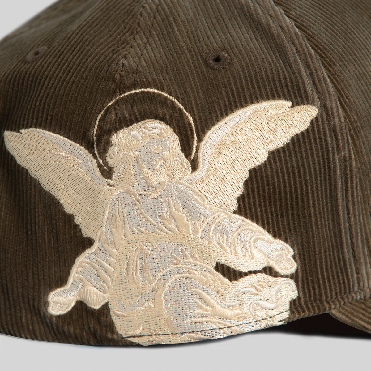 HOLY GRAIL WASHED CORDUROY OLIVE TRUCKER