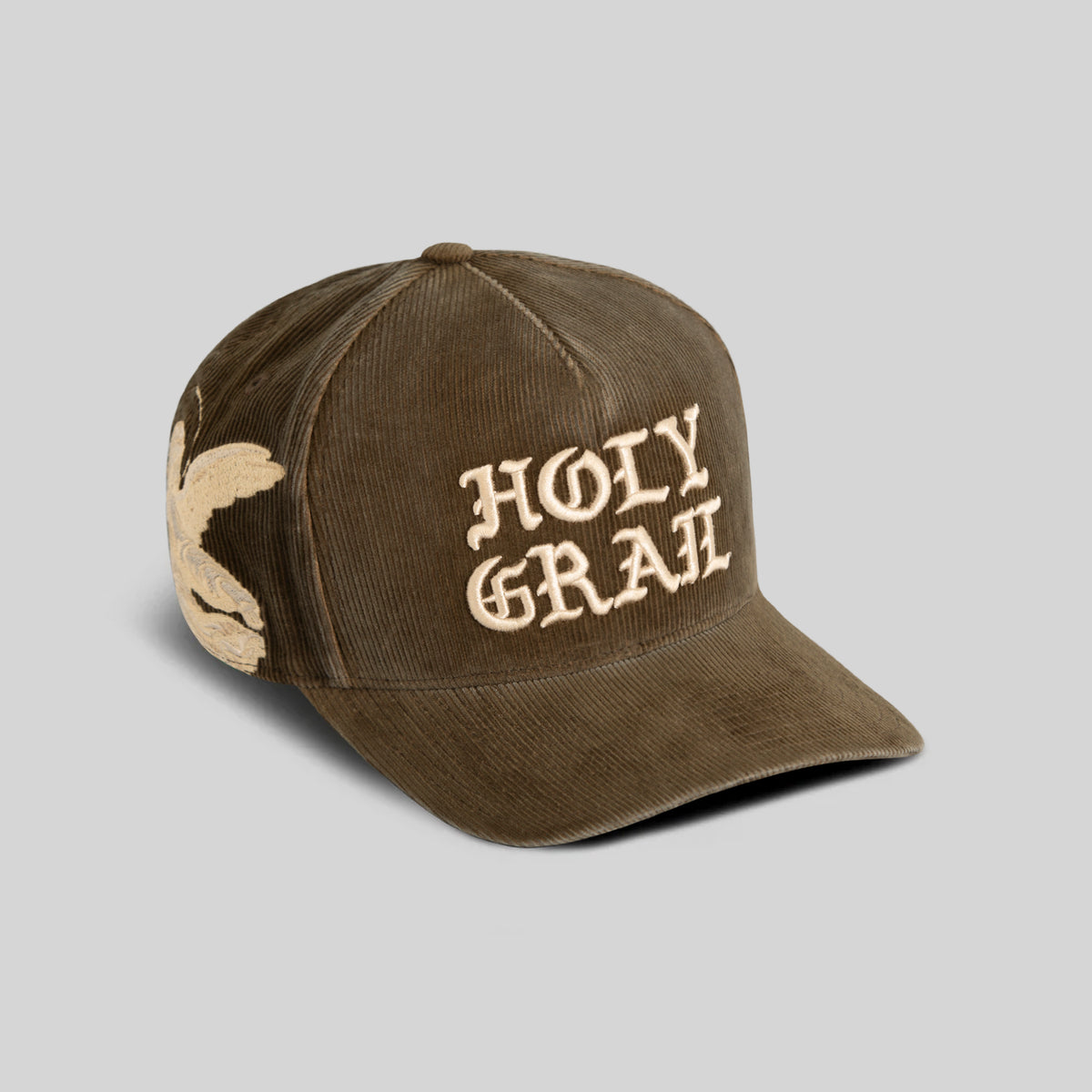 HOLY GRAIL WASHED CORDUROY OLIVE TRUCKER