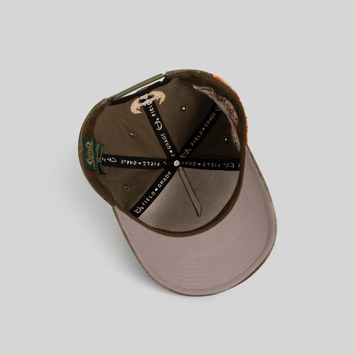 CAN'T STOP THE WAVE WASHED CORDUROY OLIVE TRUCKER