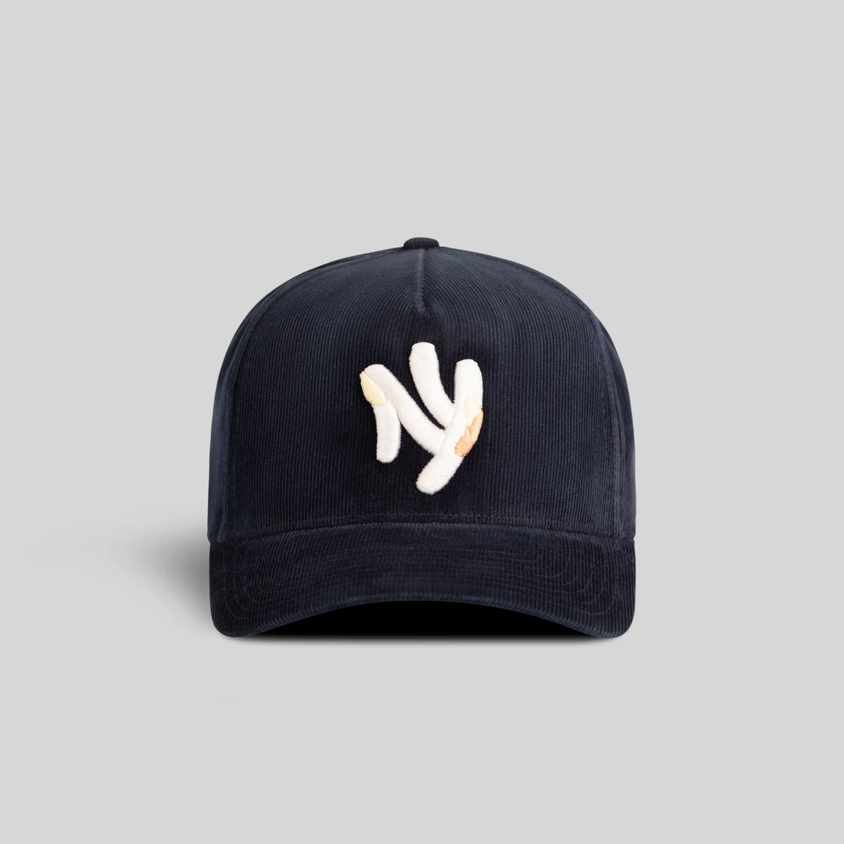 FIELD GRADE X KURVE STUDIO NY IS HEALING WASHED CORDUROY DEEP NAVY TRUCKER