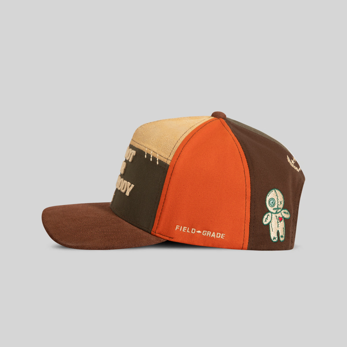 IM NOT FOR EVERYBODY VOODOO TWILL SUEDE CANVAS TRUCKER