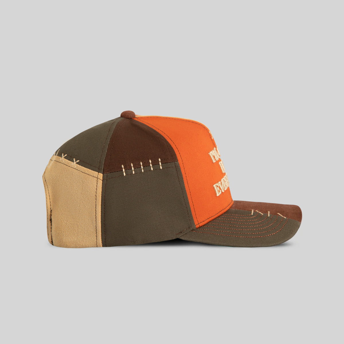 IM NOT FOR EVERYBODY VOODOO TWILL SUEDE CANVAS TRUCKER