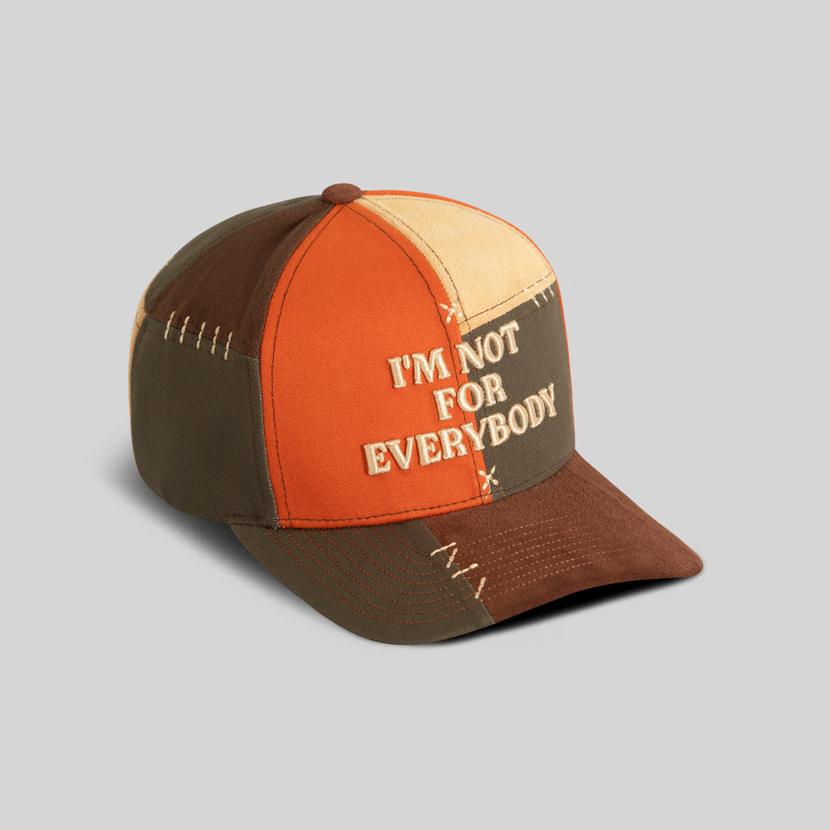 IM NOT FOR EVERYBODY VOODOO TWILL SUEDE CANVAS TRUCKER