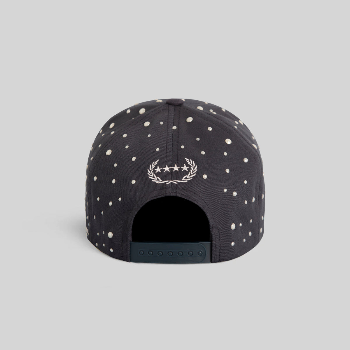 FIELD GRADE X KURVE STUDIO NY IS HEALING PEARL FRENCH NAVY TWILL TRUCKER
