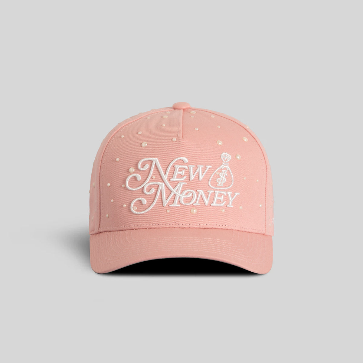 NEW MONEY PEARL PINK TWILL TRUCKER