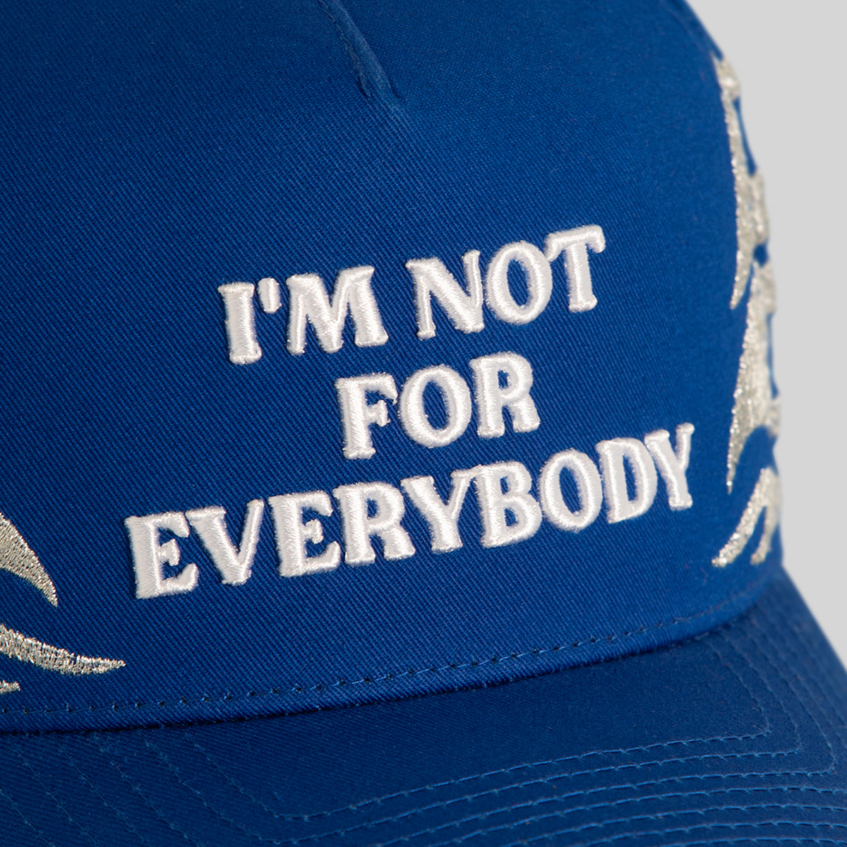 IM NOT FOR EVERYBODY TRIBAL FLAME TWILL TRUCKER