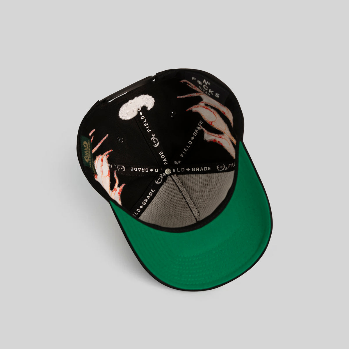 NO FUCKS GIVEN TRIBAL FLAME TWILL TRUCKER