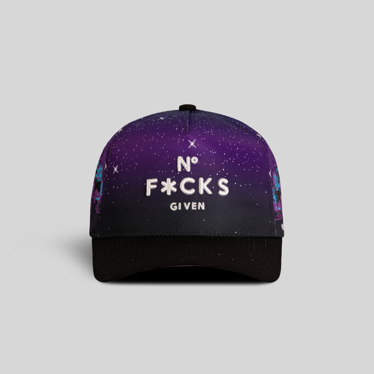 NO F*CKS GIVEN COSMIC VALLEY TWILL TRUCKER