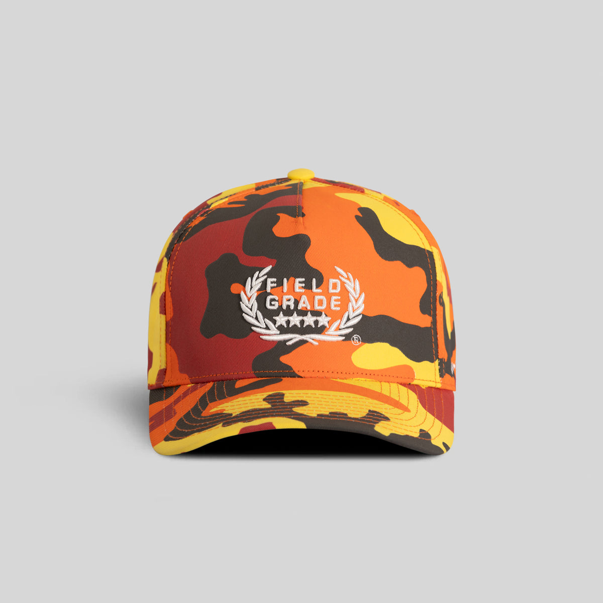 FIELD GRADE FRONT FLAME CAMO TWILL TRUCKER