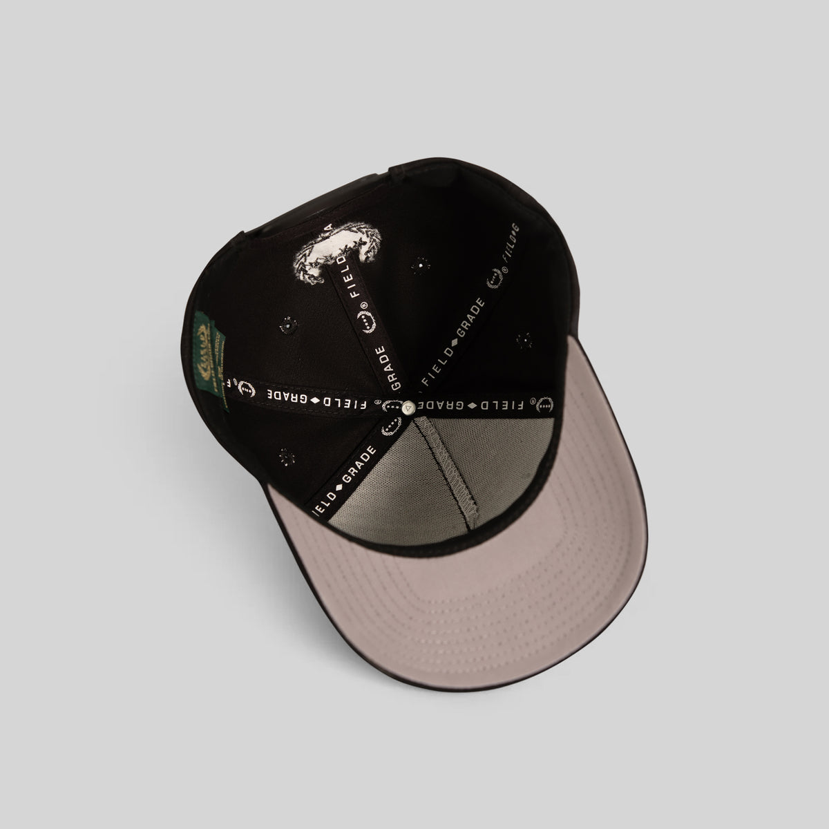 FIELD GRADE UNAPOLOGETIC BLACK TWILL TRUCKER