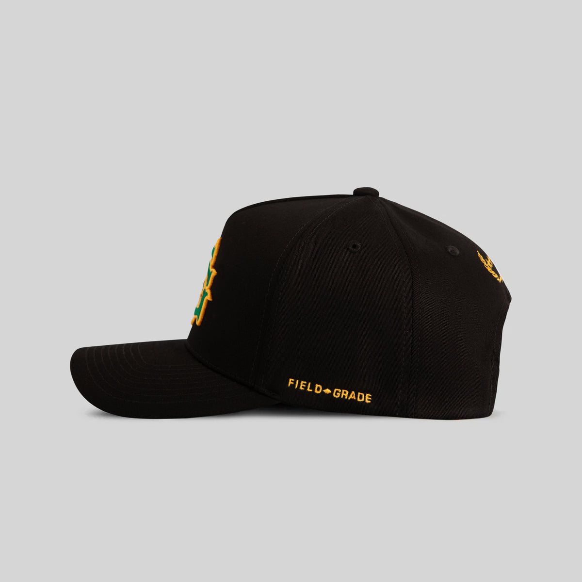 FIELD GRADE SPORTS BLACK TWILL TRUCKER
