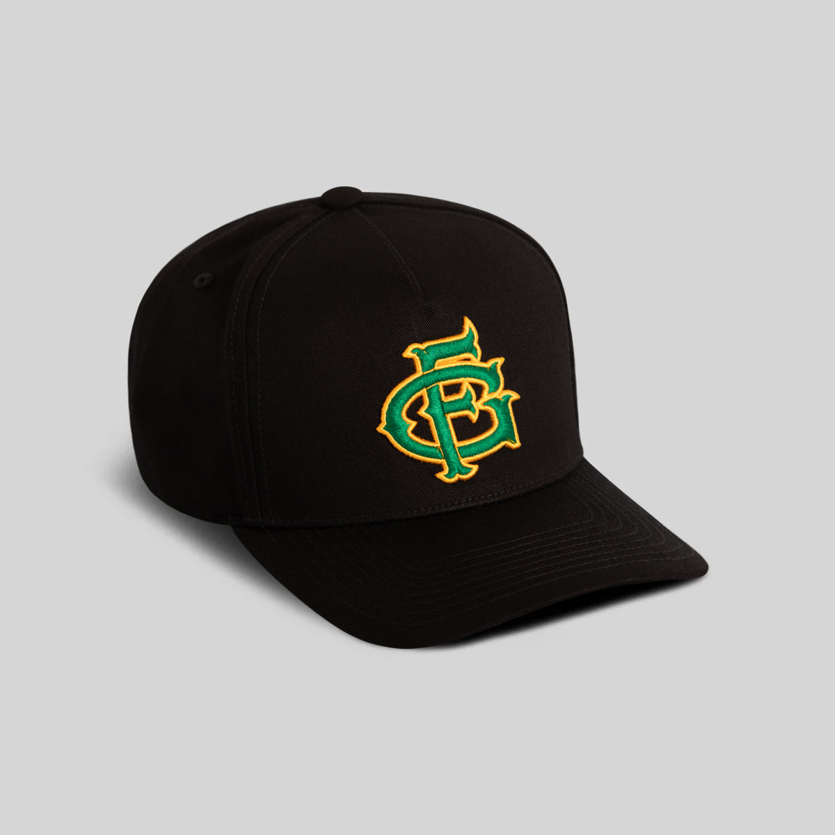 FIELD GRADE SPORTS BLACK TWILL TRUCKER