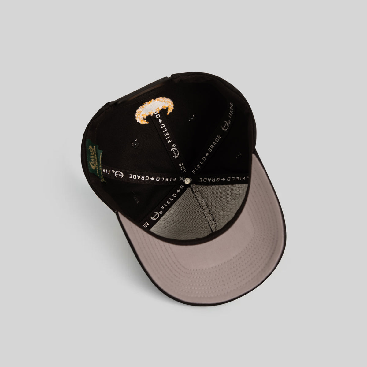 FIELD GRADE SPORTS BLACK TWILL TRUCKER