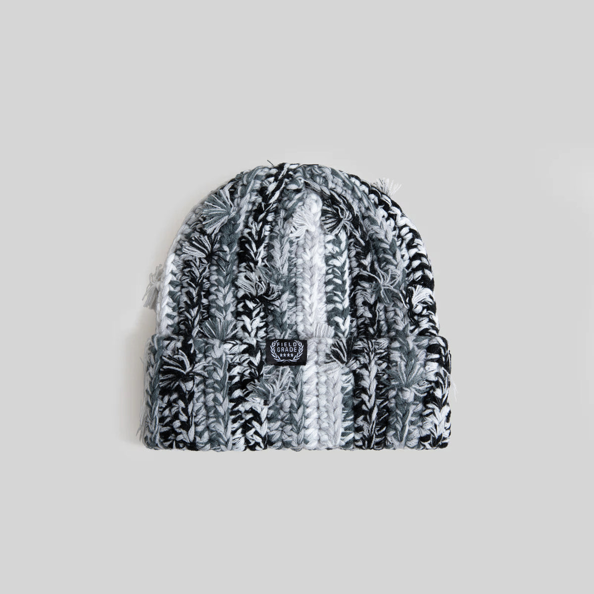 FIELD GRADE CROCHET WATCH CAP MONOCHROME