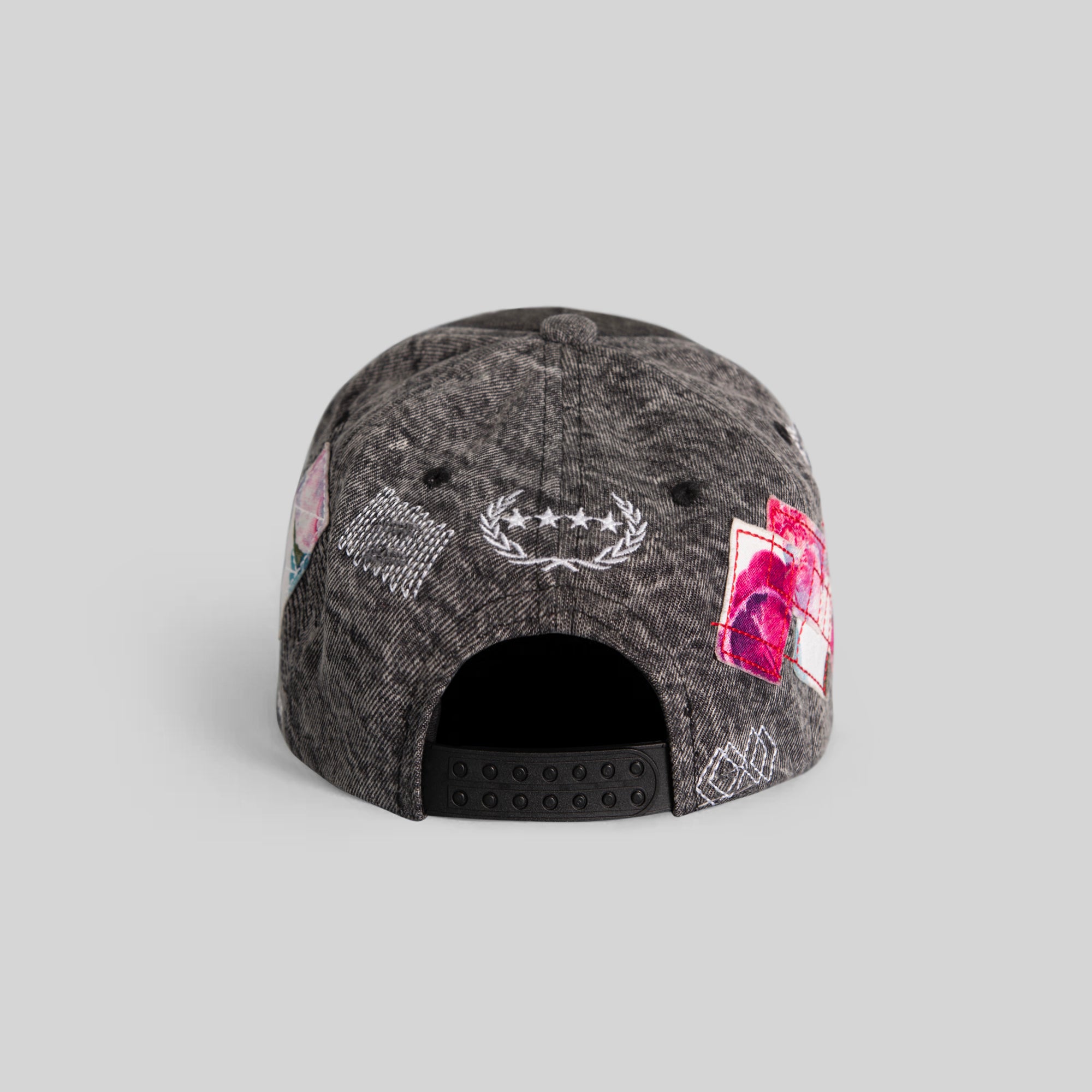 RESPECTFULY SASHIKO BLACK DENIM TRUCKER