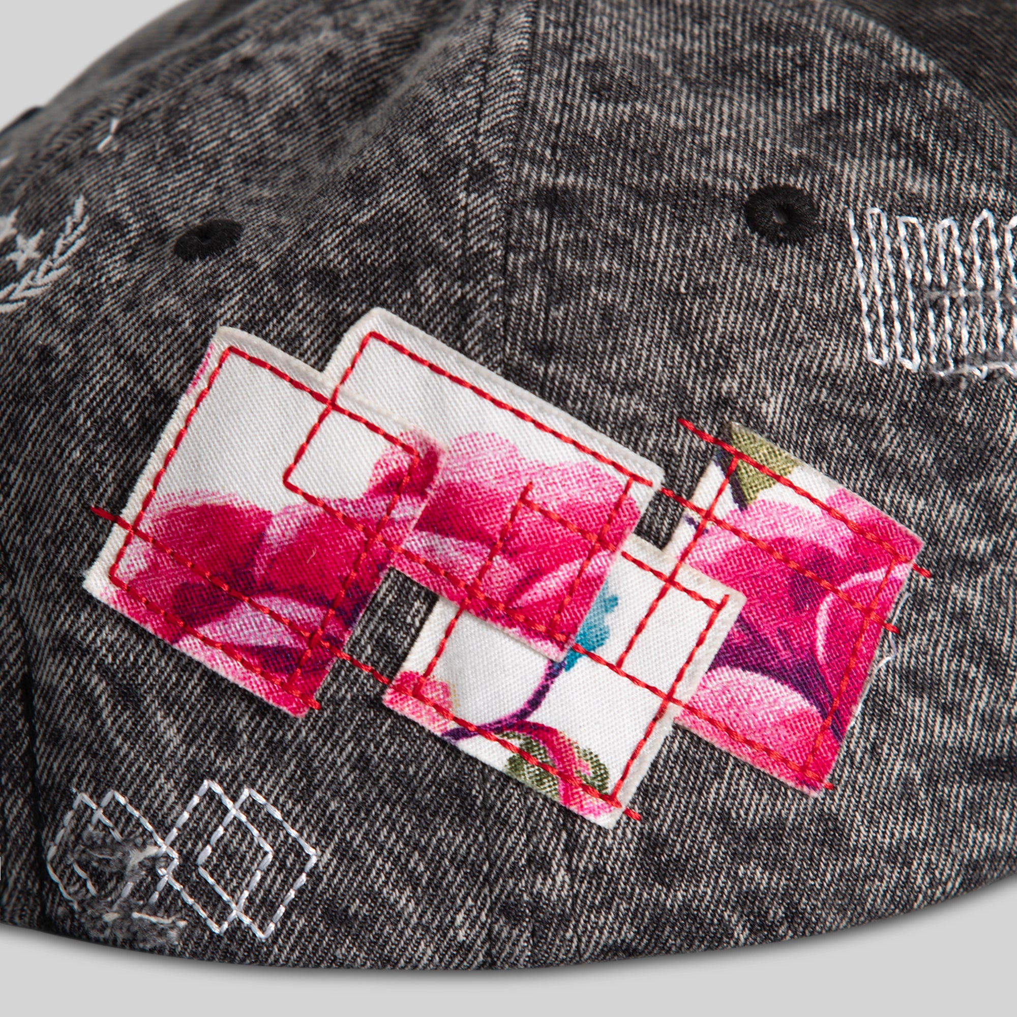 BY ANY MEANS SASHIKO WASHED DENIM TRUCKER