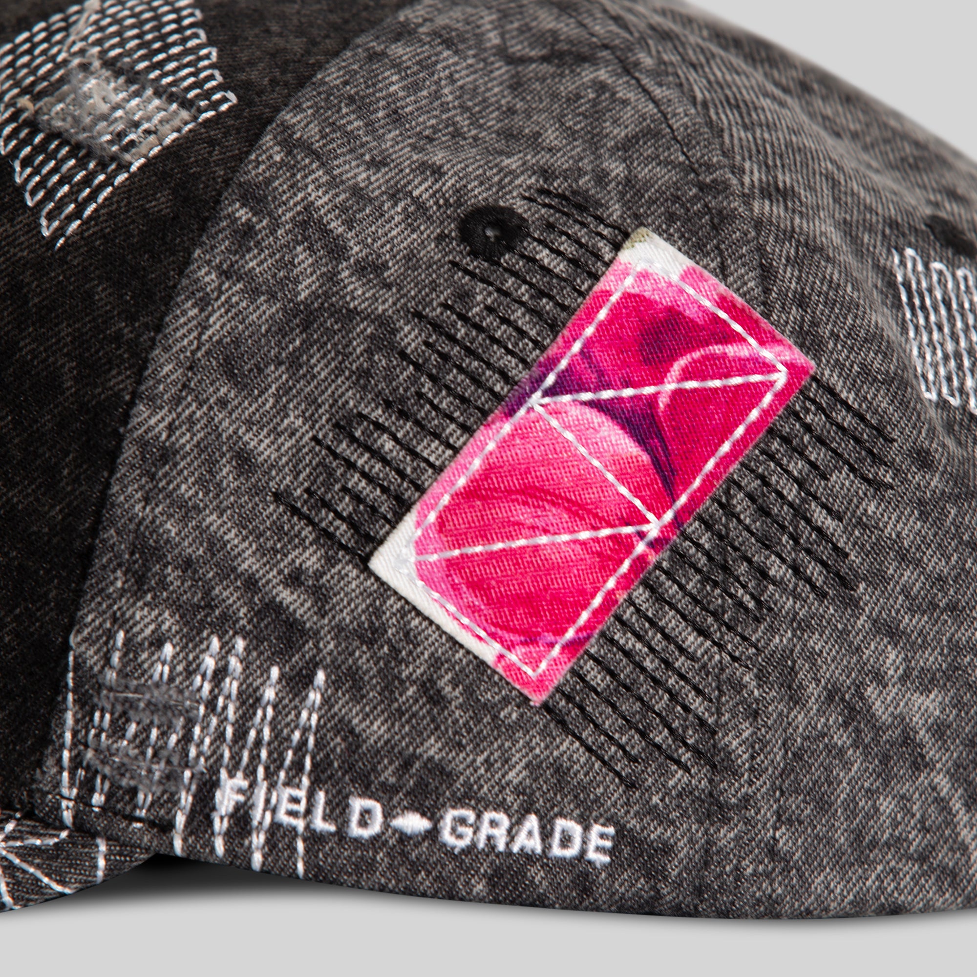 BY ANY MEANS SASHIKO WASHED DENIM TRUCKER