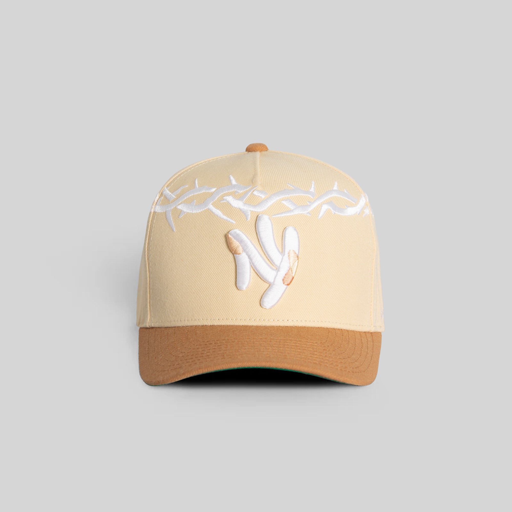 FIELD GRADE X KURVE STUDIO NY IS HEALING CROWN OF THORNS WOOL TRUCKER