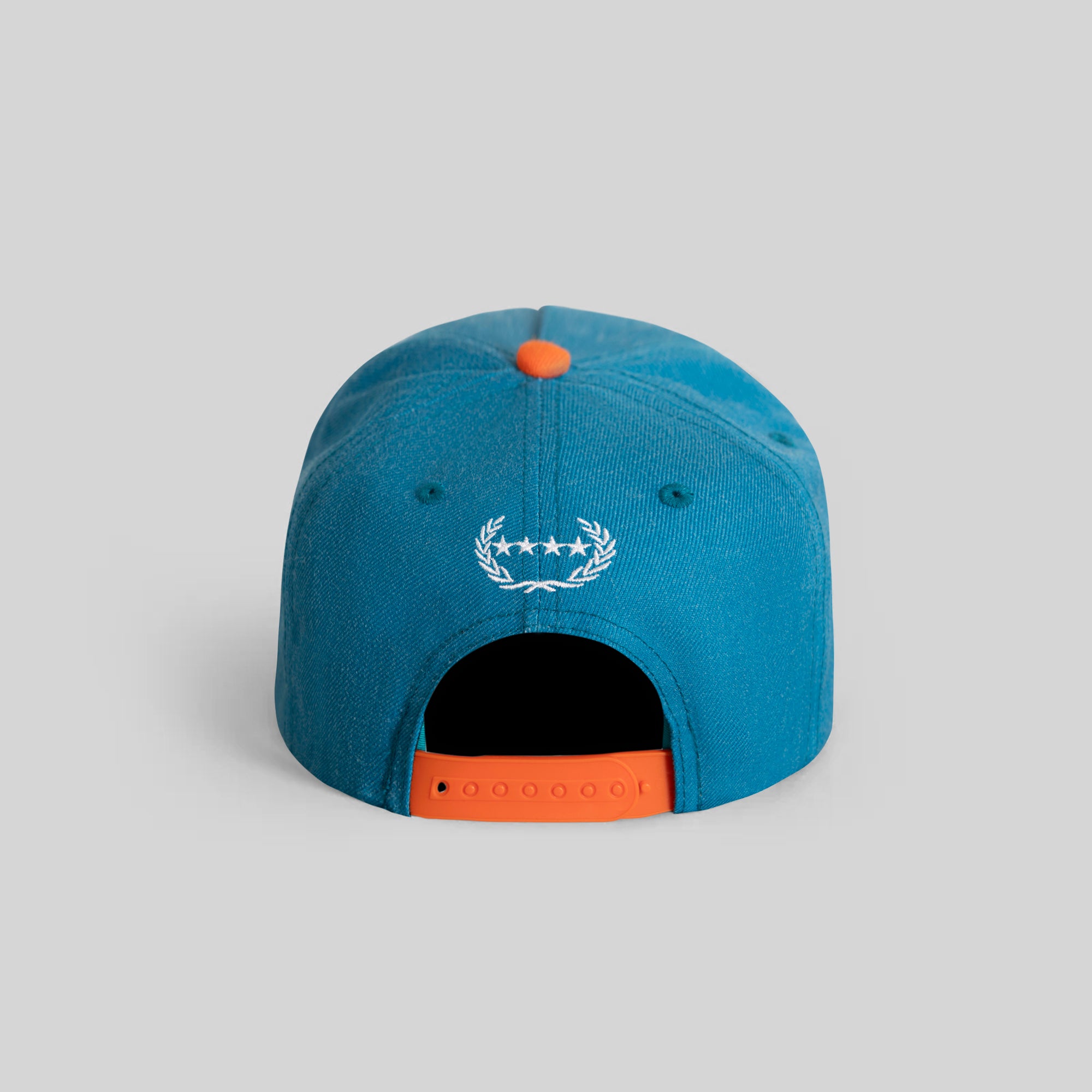EVERYTHINGS F*CKED TEAL ORANGE SHARKTOOTH TRUCKER