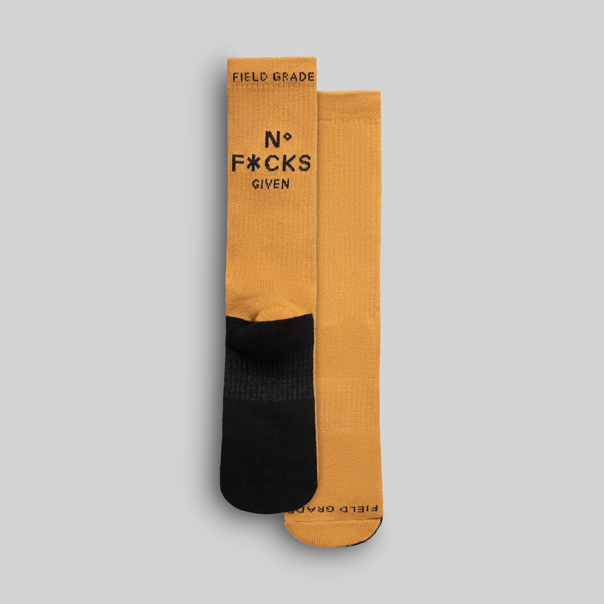 FIELD GRADE CUSHIONED CREW SOCKS - NO F*CKS GIVEN BORDEAUX/OLIVE/WHEAT PACK
