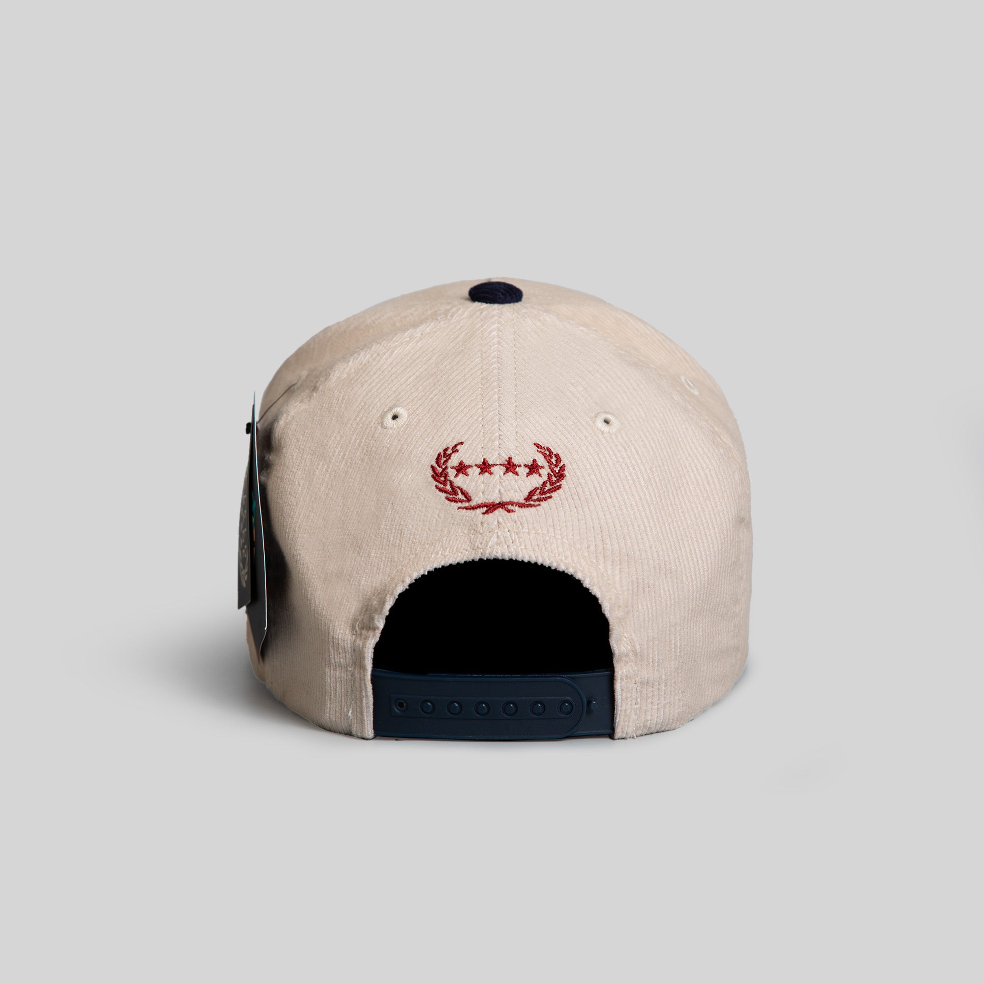 FIELD GRADE X KURVE STUDIO NY IS HEALING STONE/NAVY TRUCKER HAT