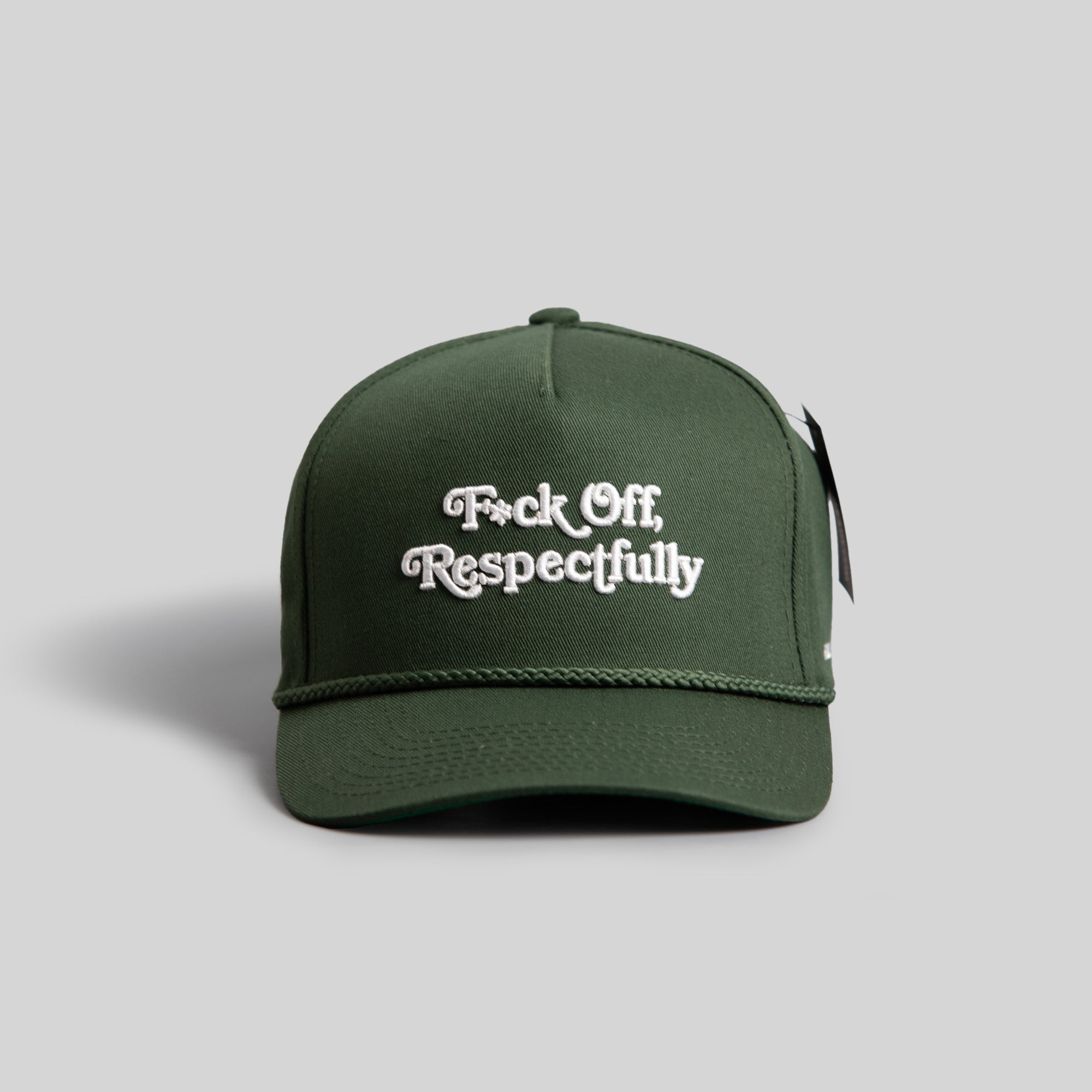 RESPECTFULLY FG GREEN TRUCKER HAT