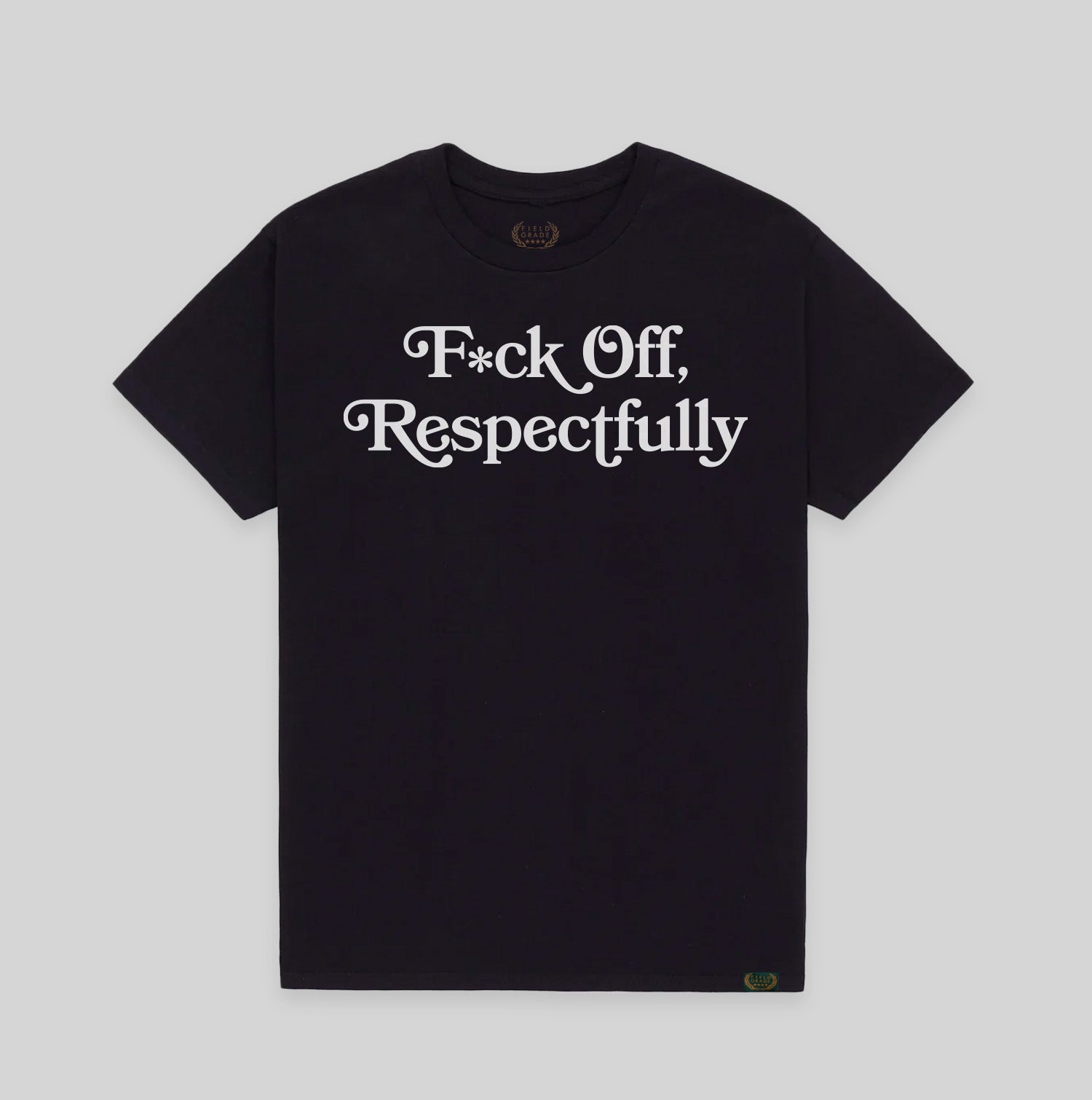 RESPECTFULLY - BLACK/WHITE TEE