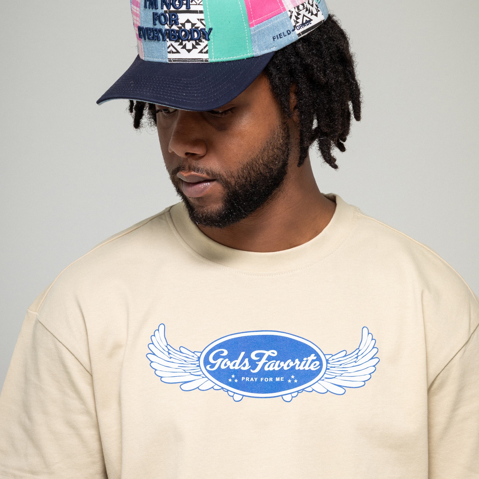 GOD'S FAVORITE SAND COTTON TEE
