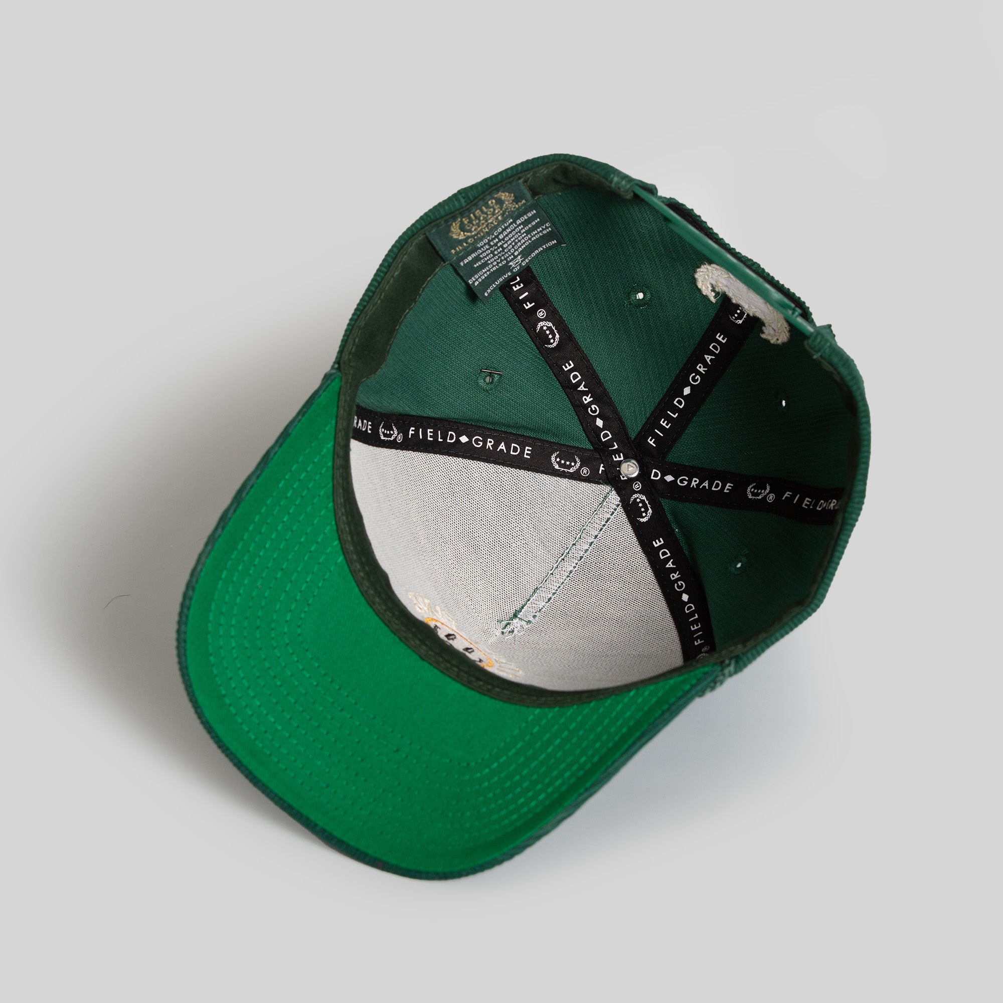 I FEEL FINE FG GREEN CORDUROY TRUCKER HAT