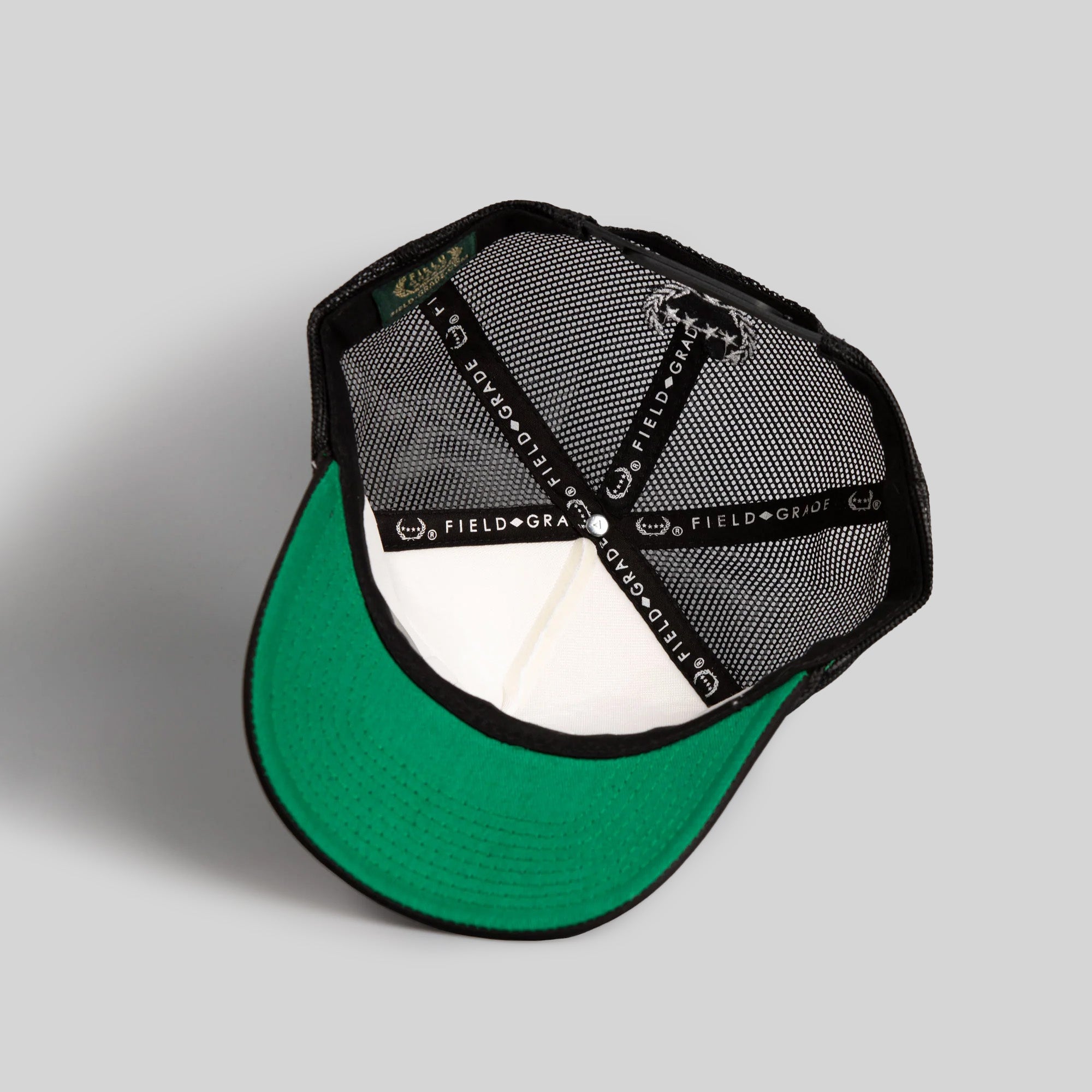 NO F*CKS GIVEN WHITE FRONT TRUCKER HAT