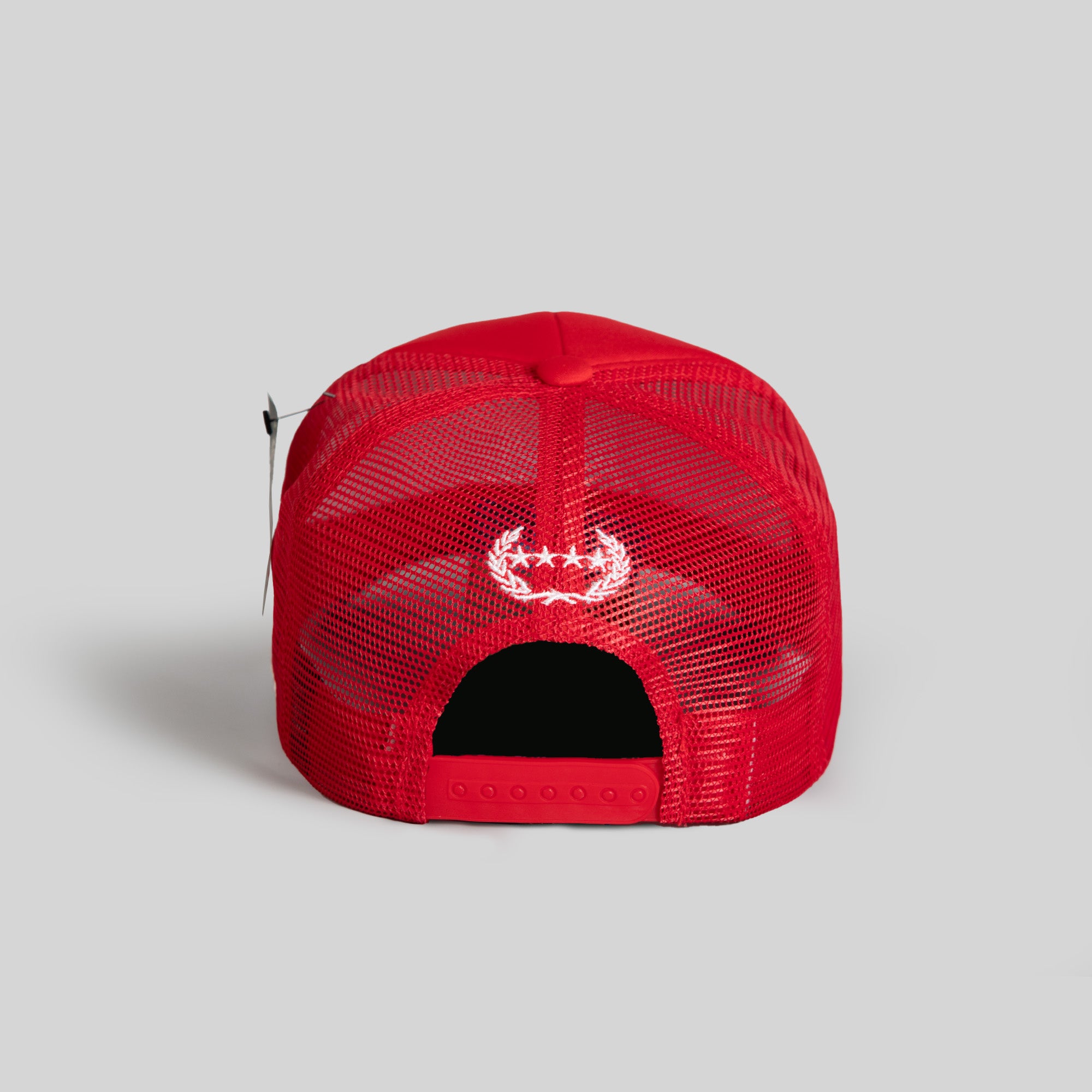 Red mesh trucker hat online