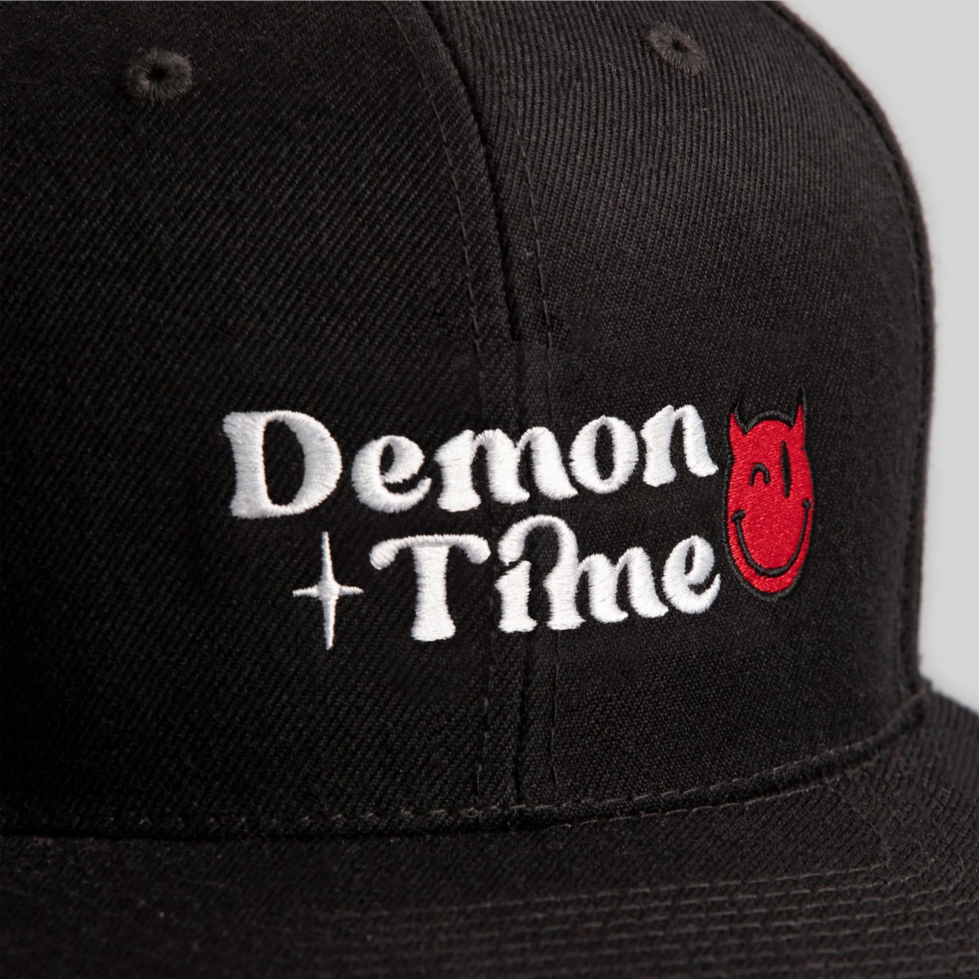 DEMON TIME BLACK SNAPBACK HAT