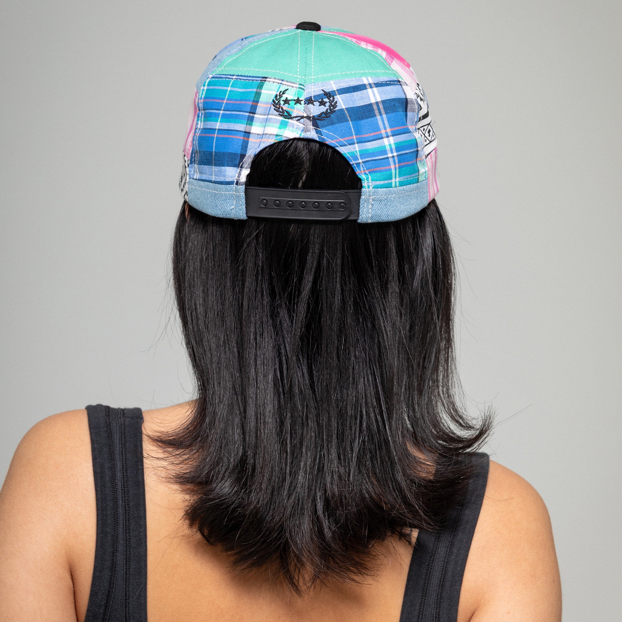 HENNYTHING GOES SUMMER PATCHWORK TWILL TRUCKER
