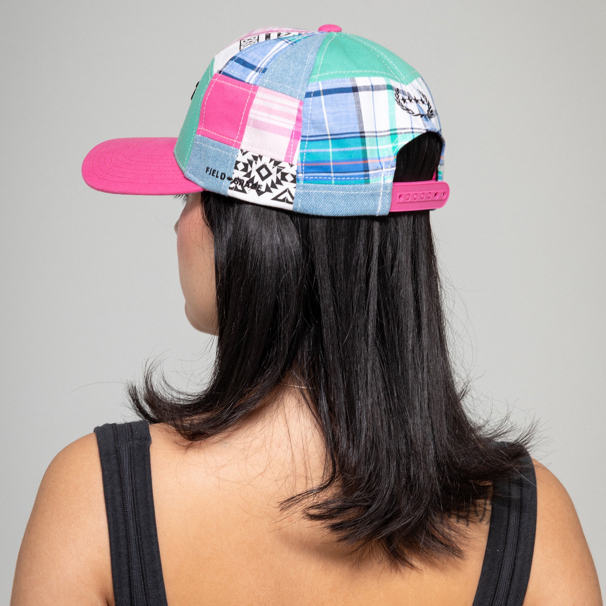 NO F*CKS GIVEN SUMMER PATCHWORK TWILL TRUCKER
