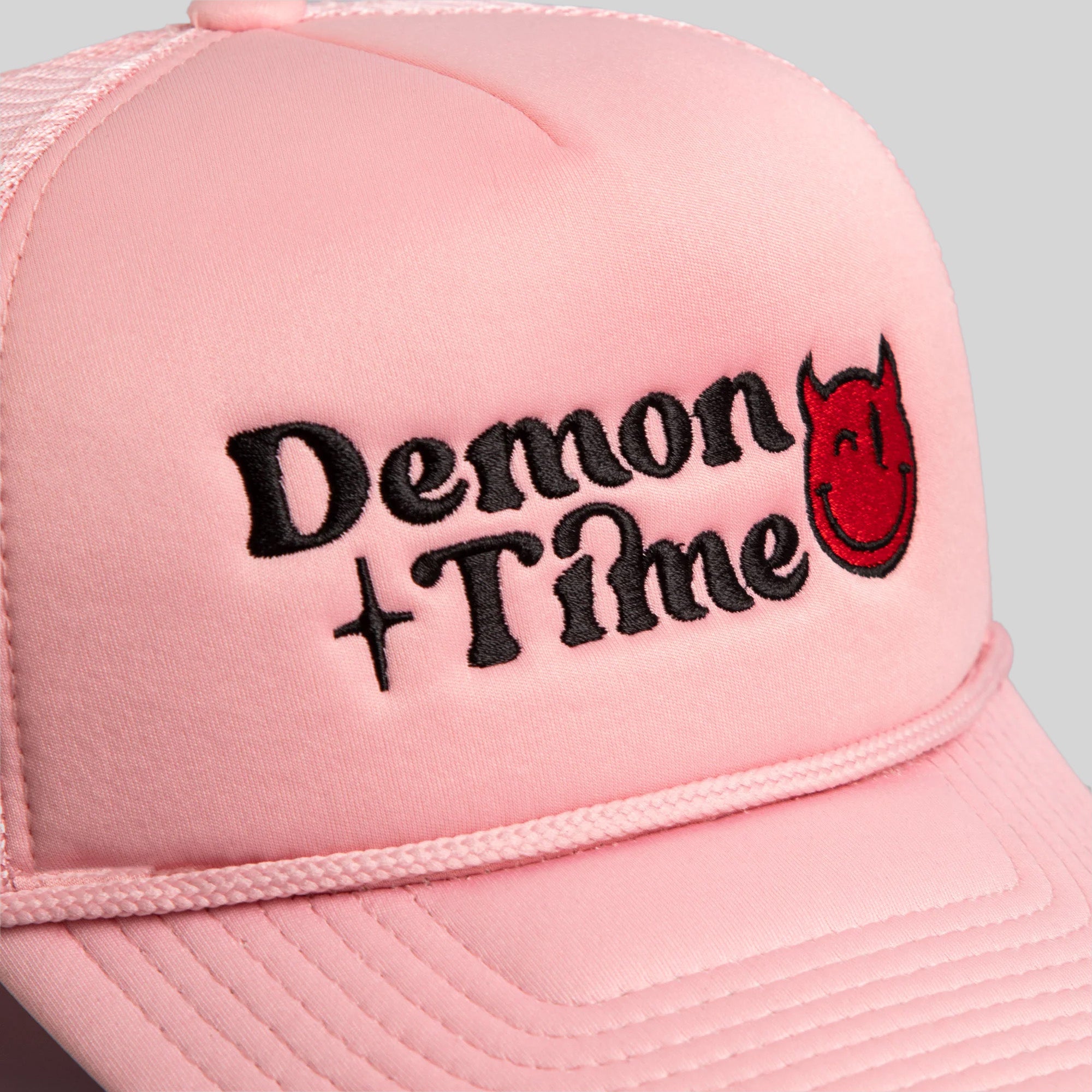 DEMON TIME PINK TRUCKER HAT