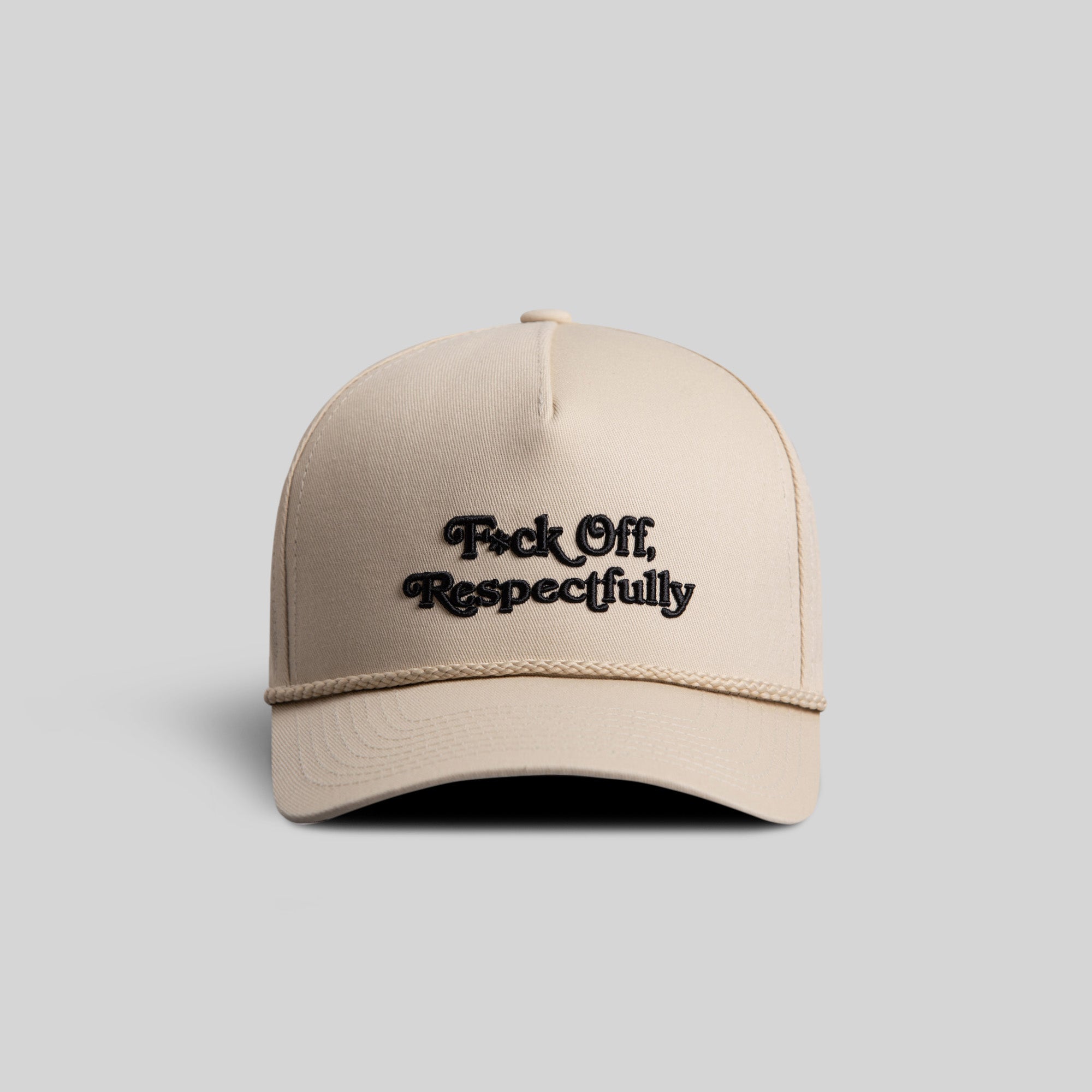 RESPECTFULLY SAND TWILL TRUCKER HAT