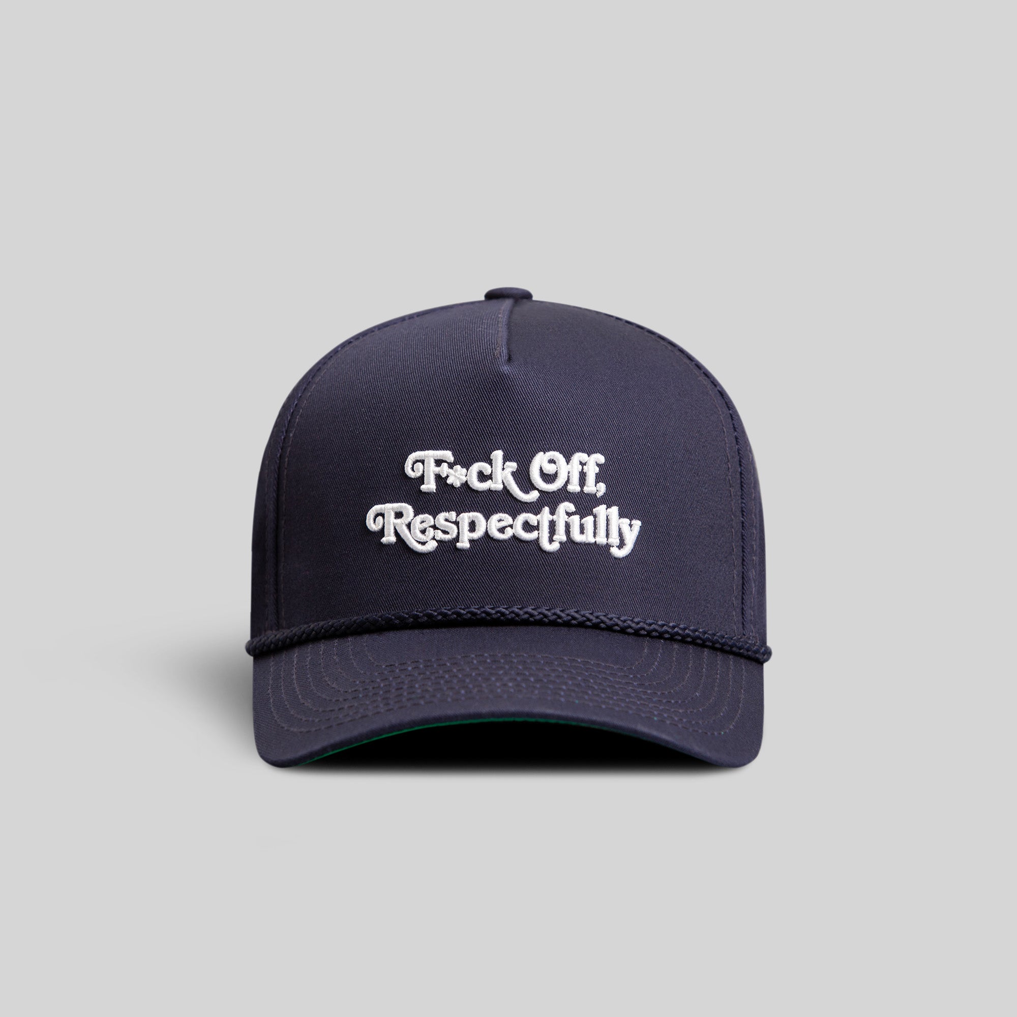 RESPECTFULLY DEEP NAVY TRUCKER HAT