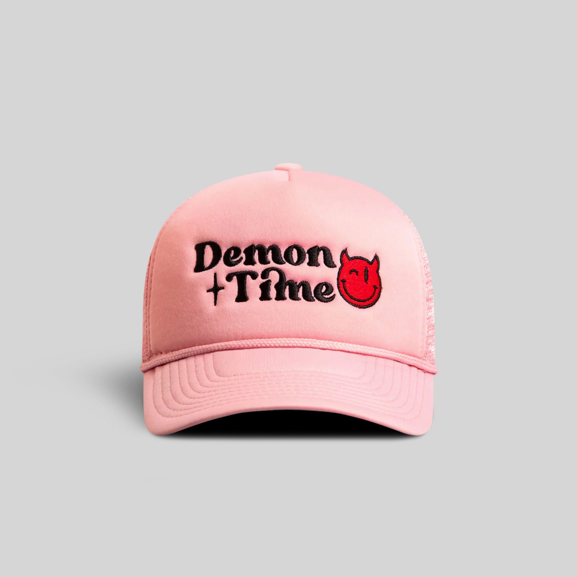 DEMON TIME PINK TRUCKER HAT