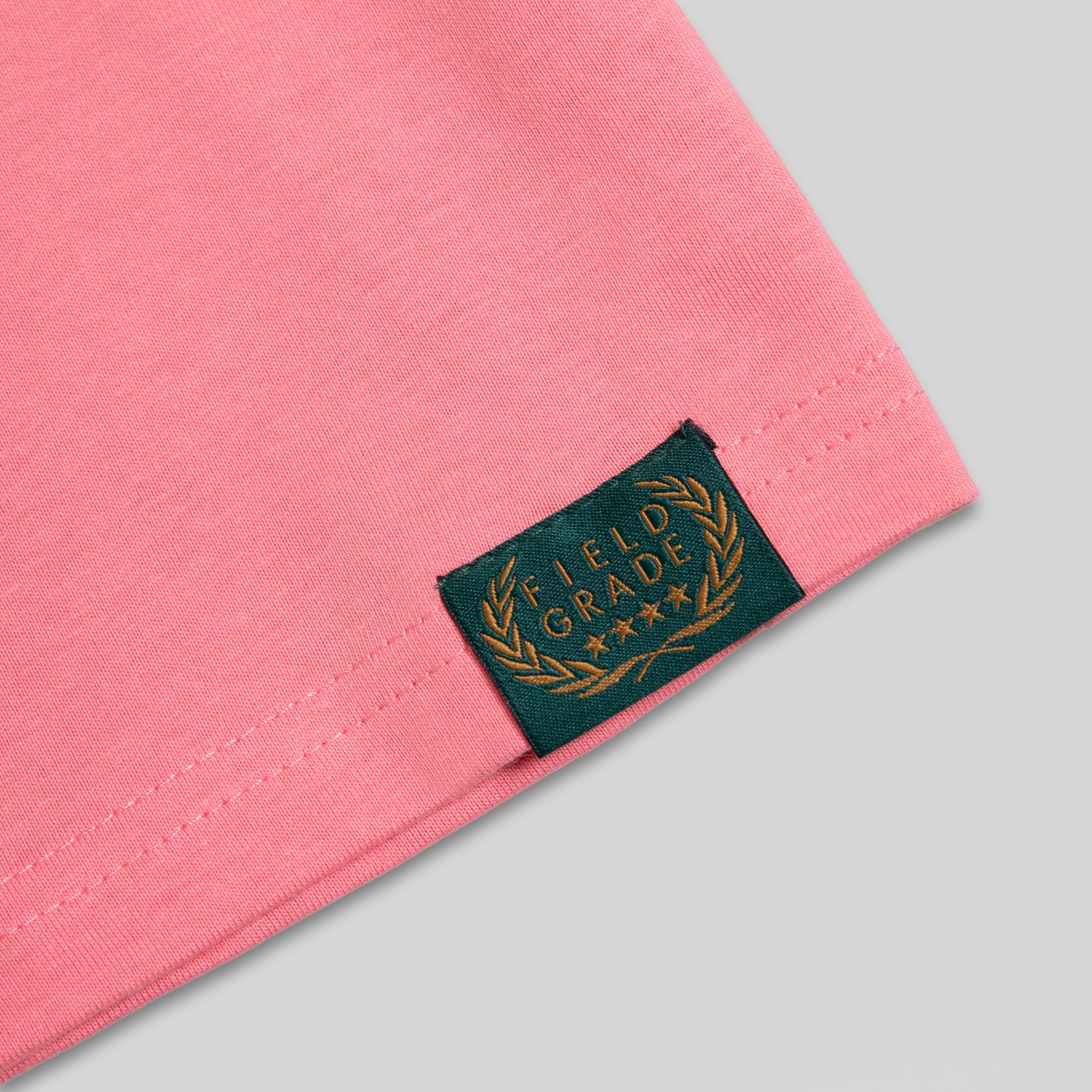 RESPECTFULLY PINK POLY COTTON TEE