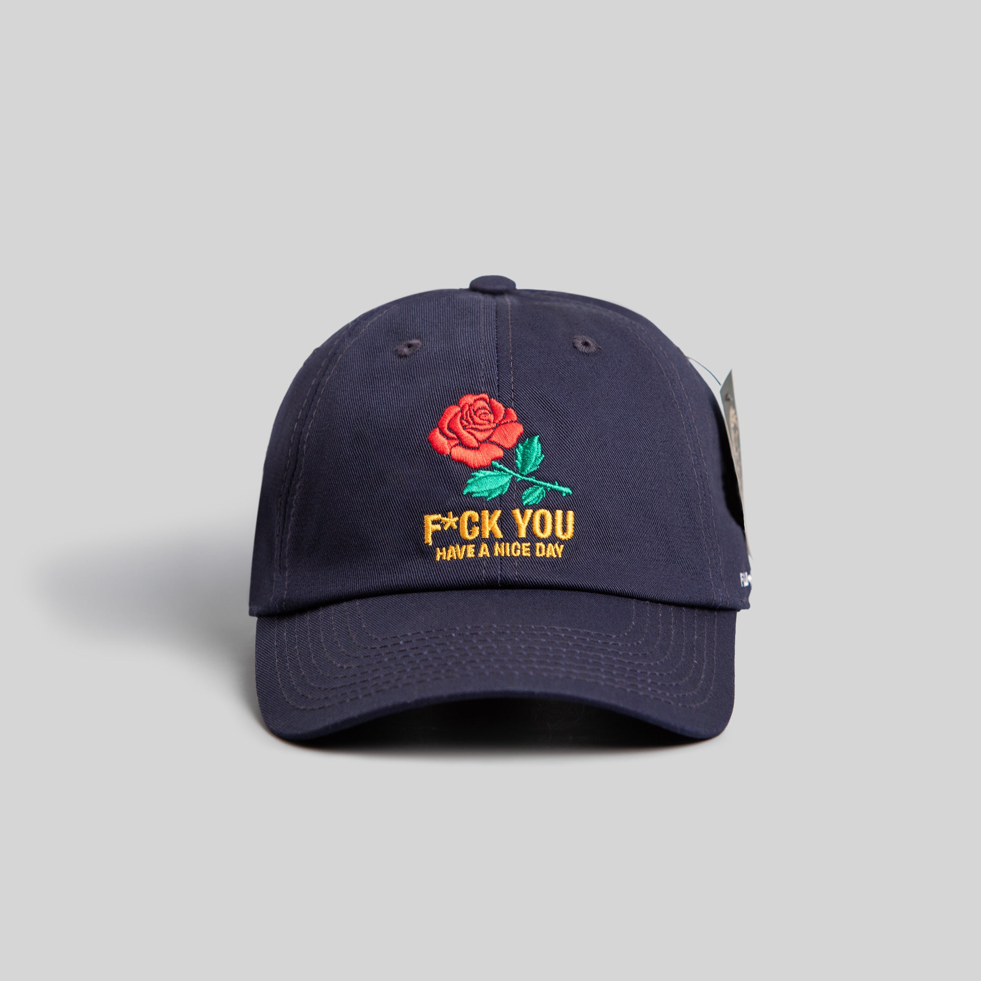 HAVE A NICE DAY DEEP NAVY RELAXED FIT HAT