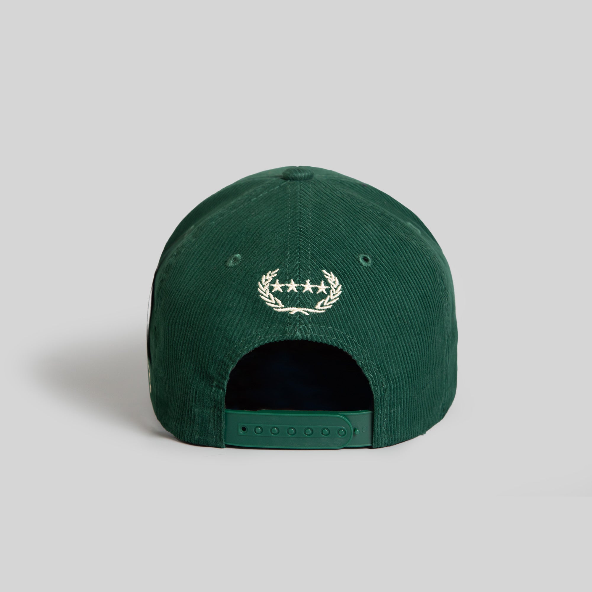 I FEEL FINE FG GREEN CORDUROY TRUCKER HAT