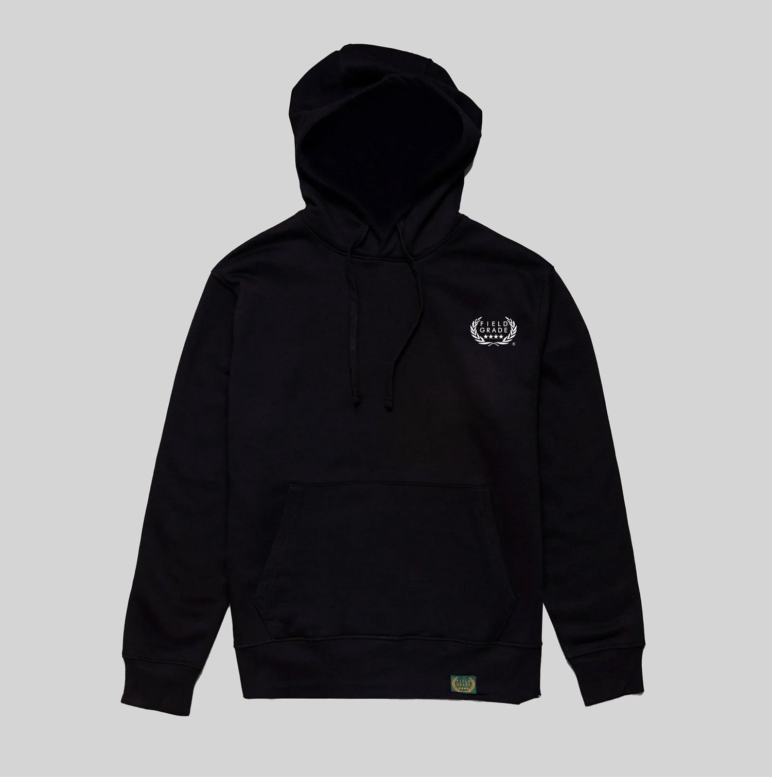 FG CHAMPS NO F CKS GIVEN BLACK POLY COTTON HOODIE